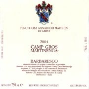 Barbaresco_Gresy_Camp Gros 2004